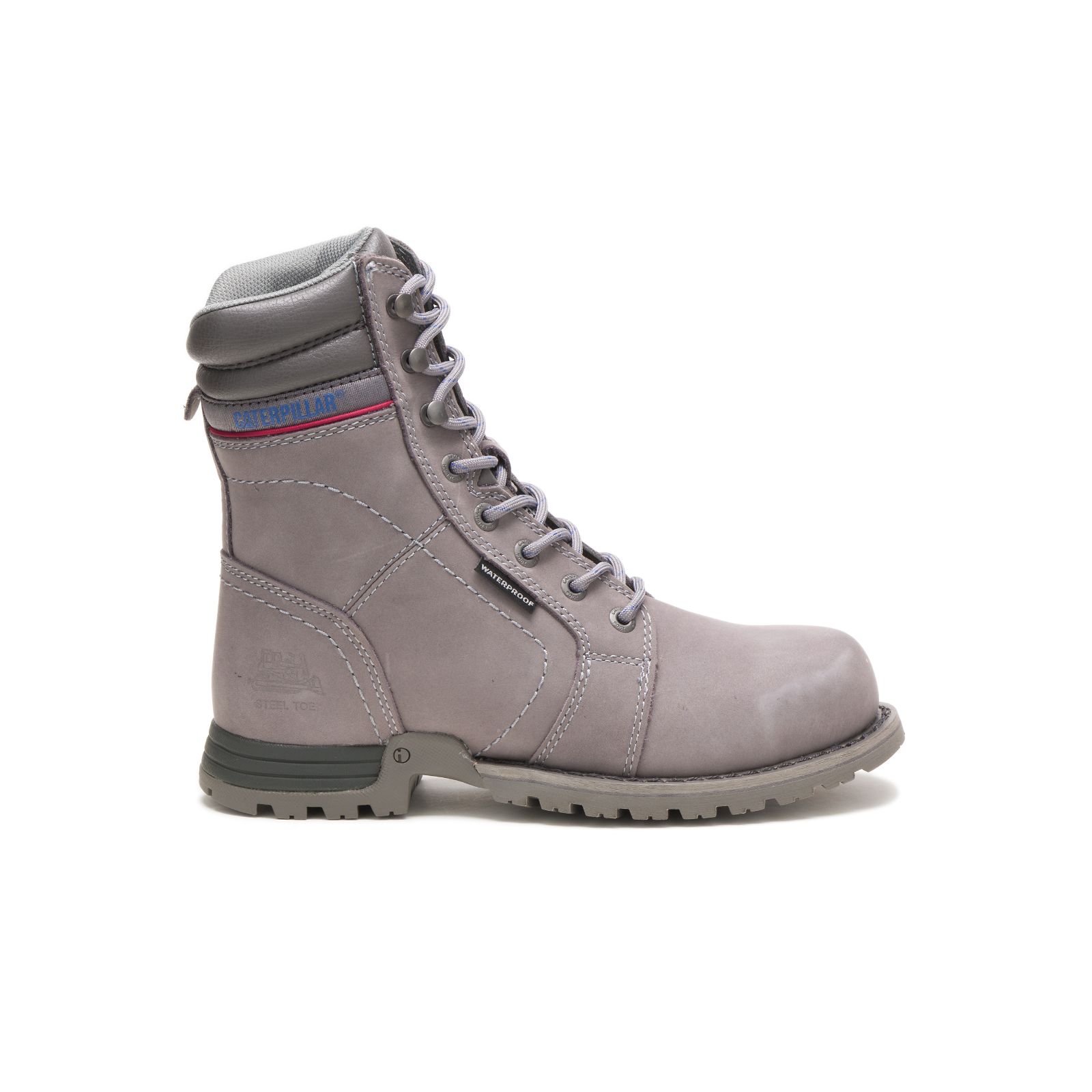 Women's Caterpillar Echo Waterproof Steel Toe Work Boots Grey Ireland UEZF30569